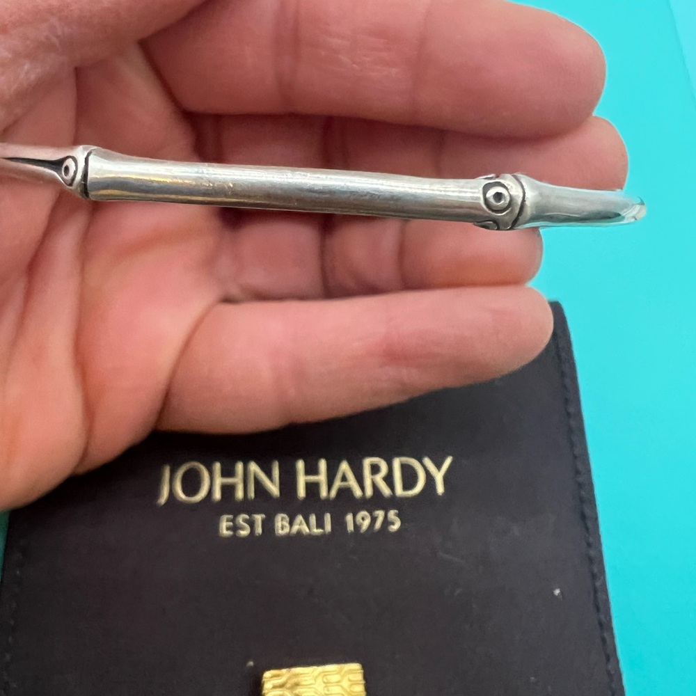 🔴Authentic JOHN HARDY BAMBOO Sterling Silver Bangle / Bracelet 🔴 - Picture 2 of 7